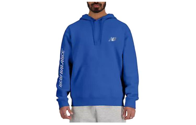 New Balance Reflective Lines Hoodie Blue Pullover MT41942-BEU