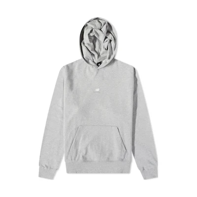 New Balance Remastered College Style Logo Hoodie Grey Long Sleeve MT31502-AG