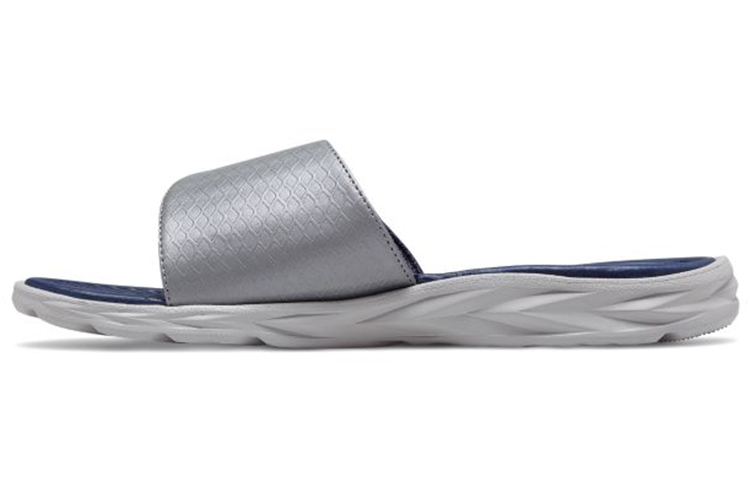 Buy New Balance Response Slide Kasual Minimalis Kelabu Muda 'Light Gray Navy Blue' M3067GNV