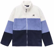 New Balance Retro Colorblock Fleece Jacket Unisex Purple 6DC44823-NV New Balance Retro Colorblock Fleece Jacket Unisex Purple 6DC44823-NV
