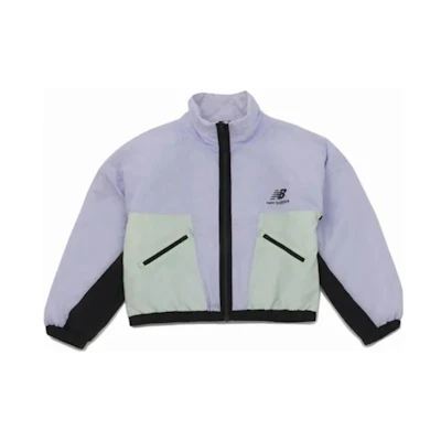 New Balance Retro Colorblock Logo Zip Jacket Unisex - Purple WJ13504-SIY