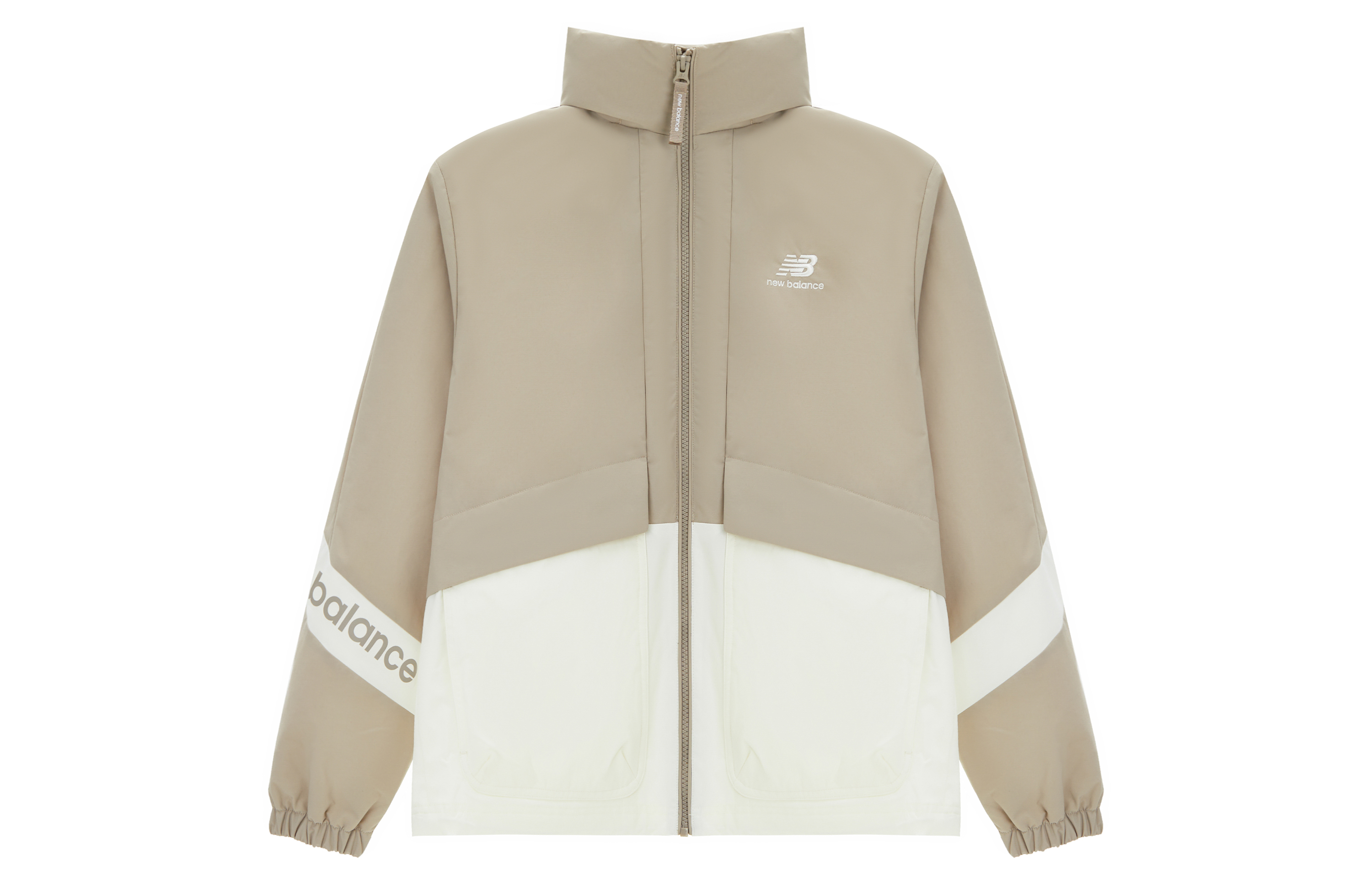 New Balance Retro Colorblock Woven Jacket Khaki Unisex Fall/Winter 5AD12103-LBE