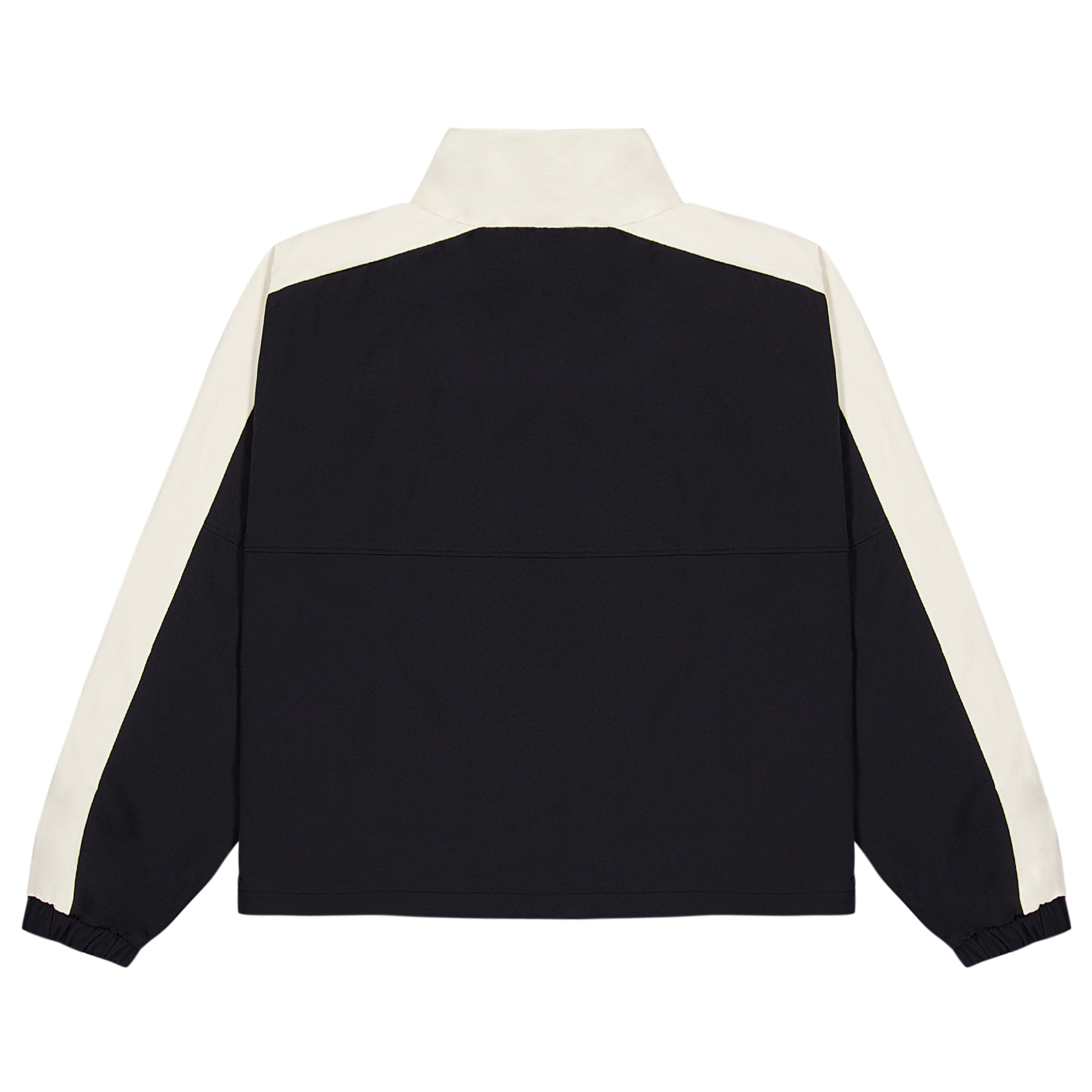 Lookbook New Balance Retro Colorblock Jaket Track Resleting Hitam NAE32052-BK