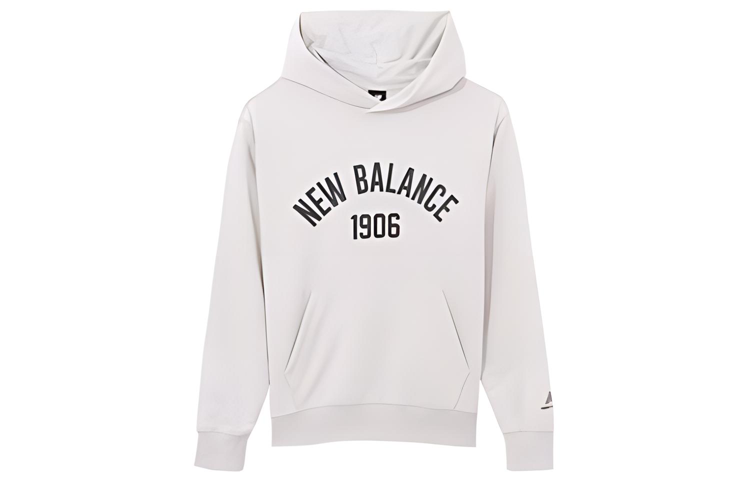 New Balance Retro Hoodie - Casual Long Sleeve in Dark Gray MT33553-ACK