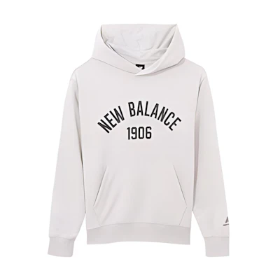 New Balance Retro Hoodie - Casual Long Sleeve in Dark Gray MT33553-ACK