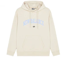 New Balance Retro Letter Print Hoodie Unisex White 5CC17141-BEI New Balance Retro Letter Print Hoodie Unisex White 5CC17141-BEI