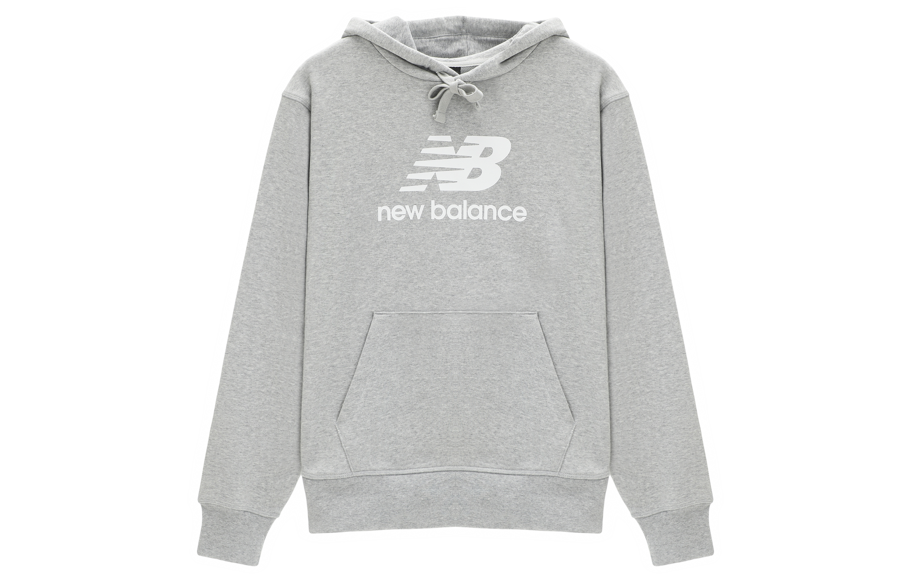 New Balance Retro Logo Hoodie Light Grey Unisex Casual Sweatshirt AMT31537-AG