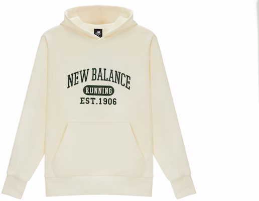 New Balance Retro Logo Print Loose Hoodie Beige Unisex Fall Winter Heavyweight AMT31313-CIC Buy New Balance Retro Logo Print Loose Hoodie Beige Unisex Fall Winter Heavyweight AMT31313-CIC