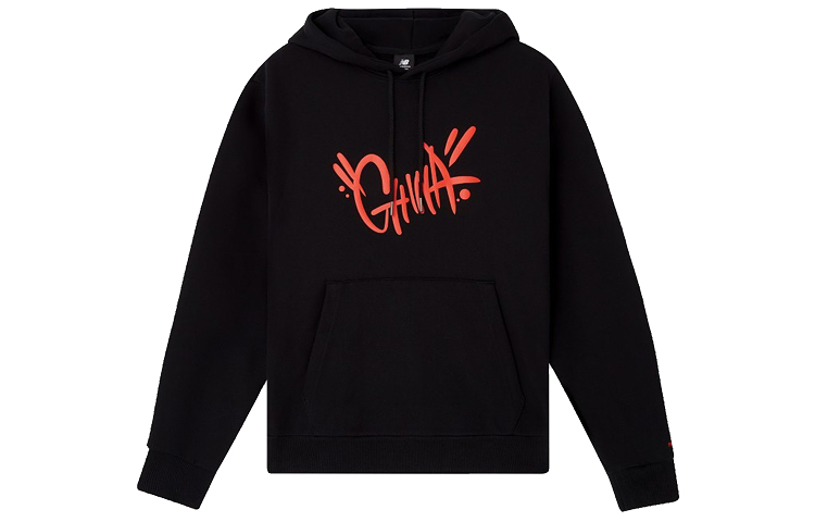 New Balance Retro Pullover Sweatshirt Black with Sneaker Graphic Print AMT03370-BK