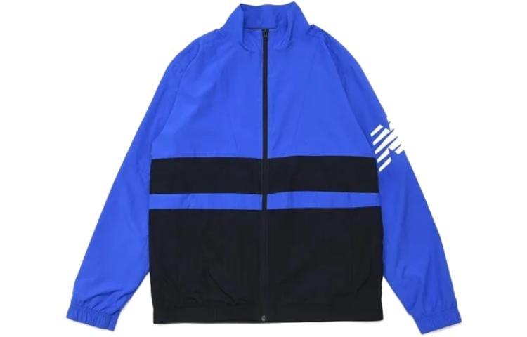 New Balance Retro Track Jacket with Side Logo Print - Ocean Blue MJ31010-MIB
