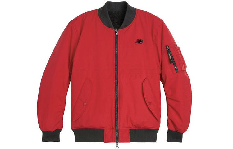 Order Chaqueta Unisex New Balance Reversible con Cuello de Béisbol Roja. NQA1A011-RD