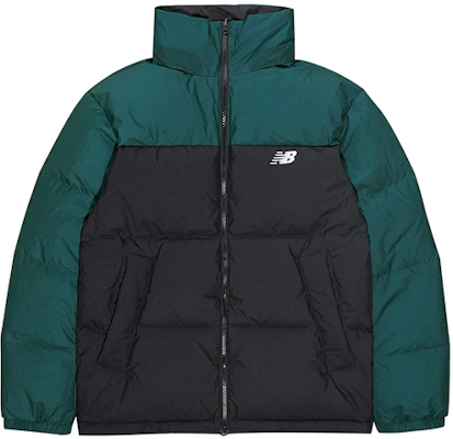 New Balance 可雙面穿撞色拼接羽絨外套 男女款 黑/綠 NP943043-GRN Buy New Balance 可雙面穿撞色拼接羽絨外套 男女款 黑/綠 NP943043-GRN