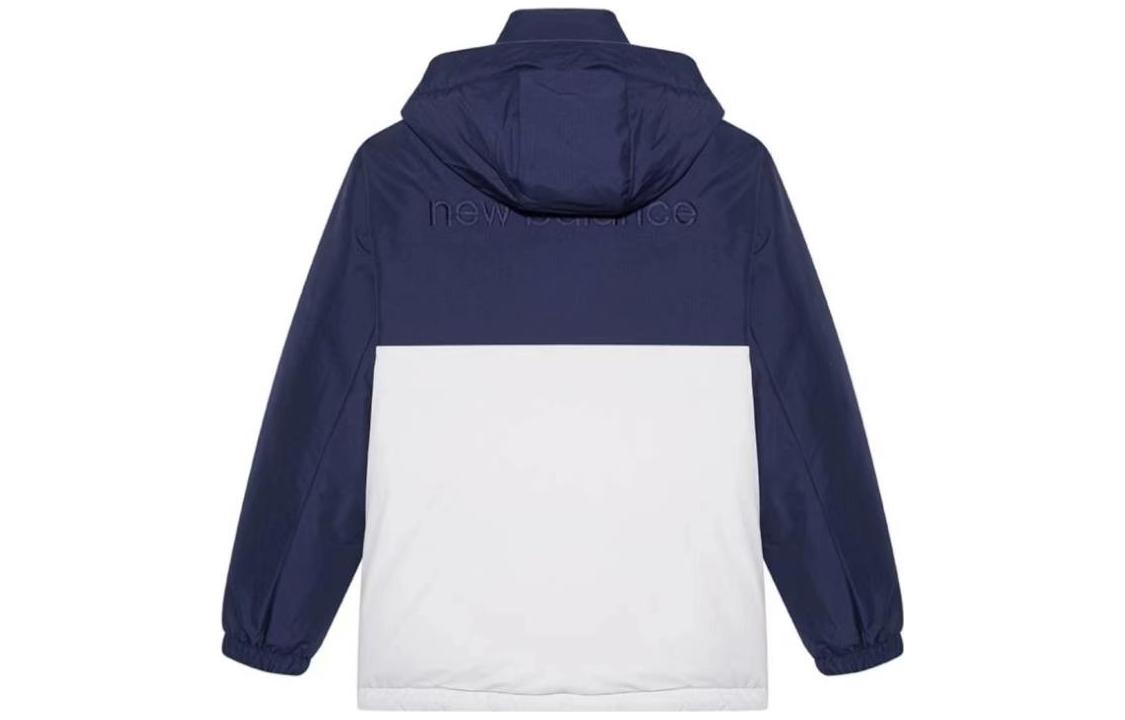 New Balance Reversible Hooded Down Jacket Couple Style Blue White. NP847011-NV 圖 3