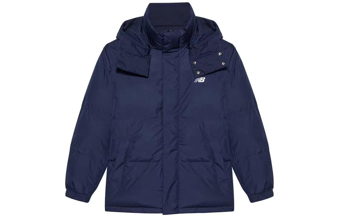 New Balance Reversible Hooded Down Jacket Couple Style Blue White. NP847011-NV 圖 4