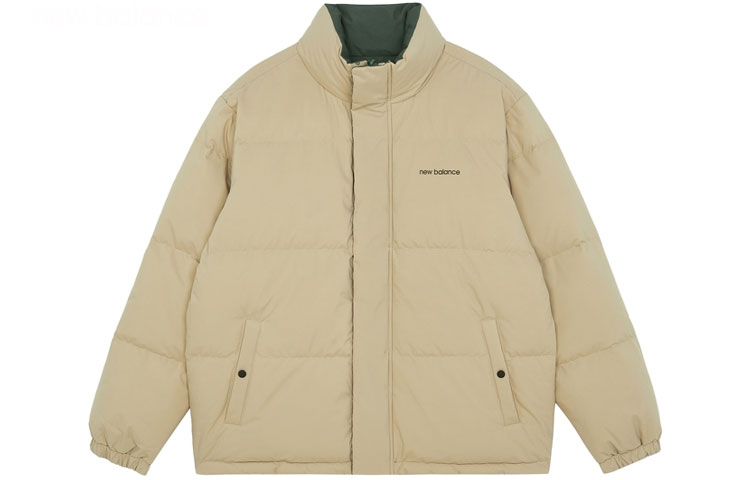 New Balance Reversible Insulated Down Jacket Beige. AMJ14306-BEI