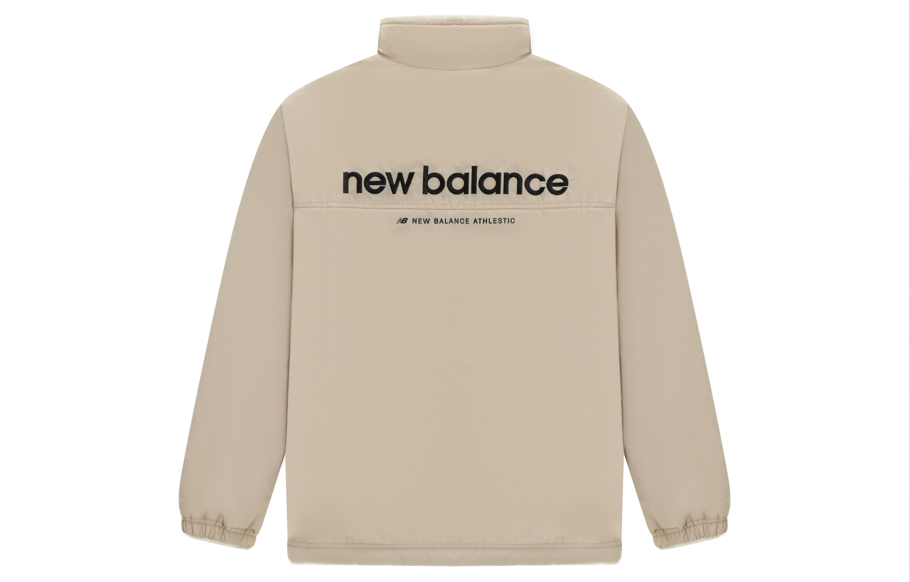 New Balance Reversible Thick Fleece Jacket Beige - Unisex Warm Dual-Sided Coat 6DC43783-CRE 圖 3