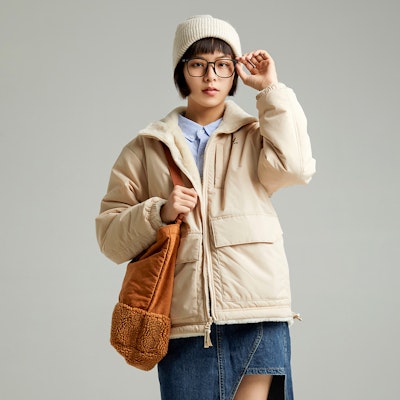 뉴발란스 리버시블 두꺼운 플리스 자켓 베이지 - 유니섹스 양면코트 6DC43783-CRE Cheap 뉴발란스 리버시블 두꺼운 플리스 자켓 베이지 - 유니섹스 양면코트 6DC43783-CRE