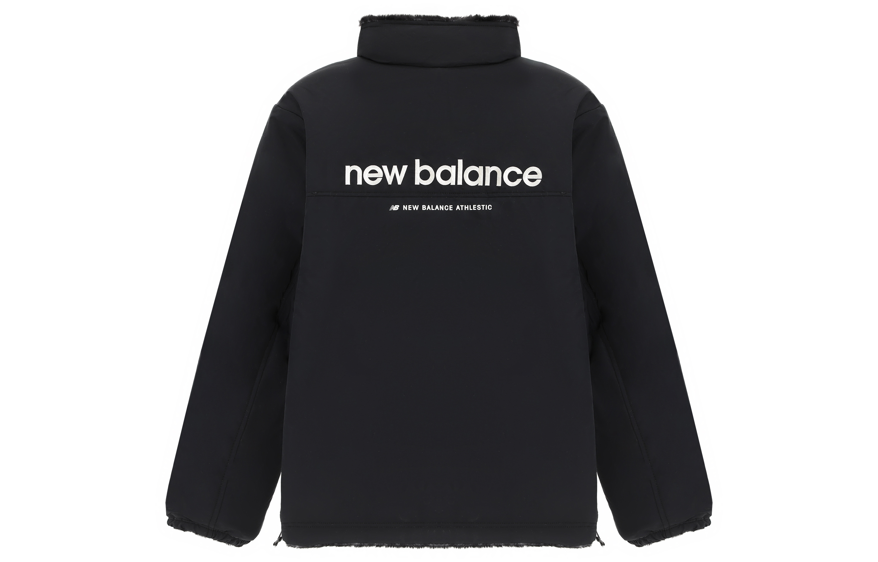 New Balance Reversible Thick Outdoor Jacket with Faux Mink Fur - Unisex Black 6DC43783-BK 圖 3