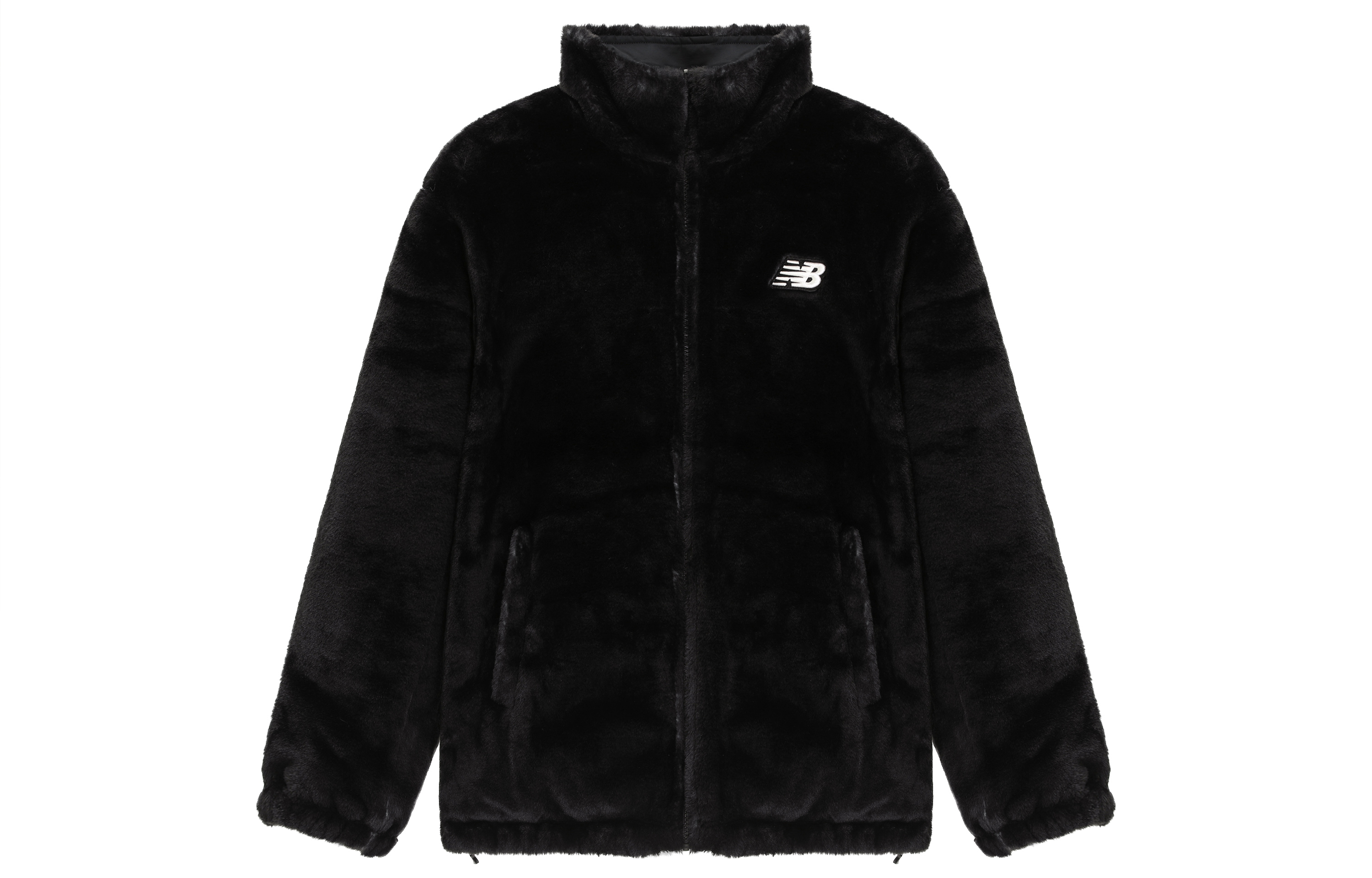 New Balance Reversible Thick Outdoor Jacket with Faux Mink Fur - Unisex Black 6DC43783-BK 圖 4