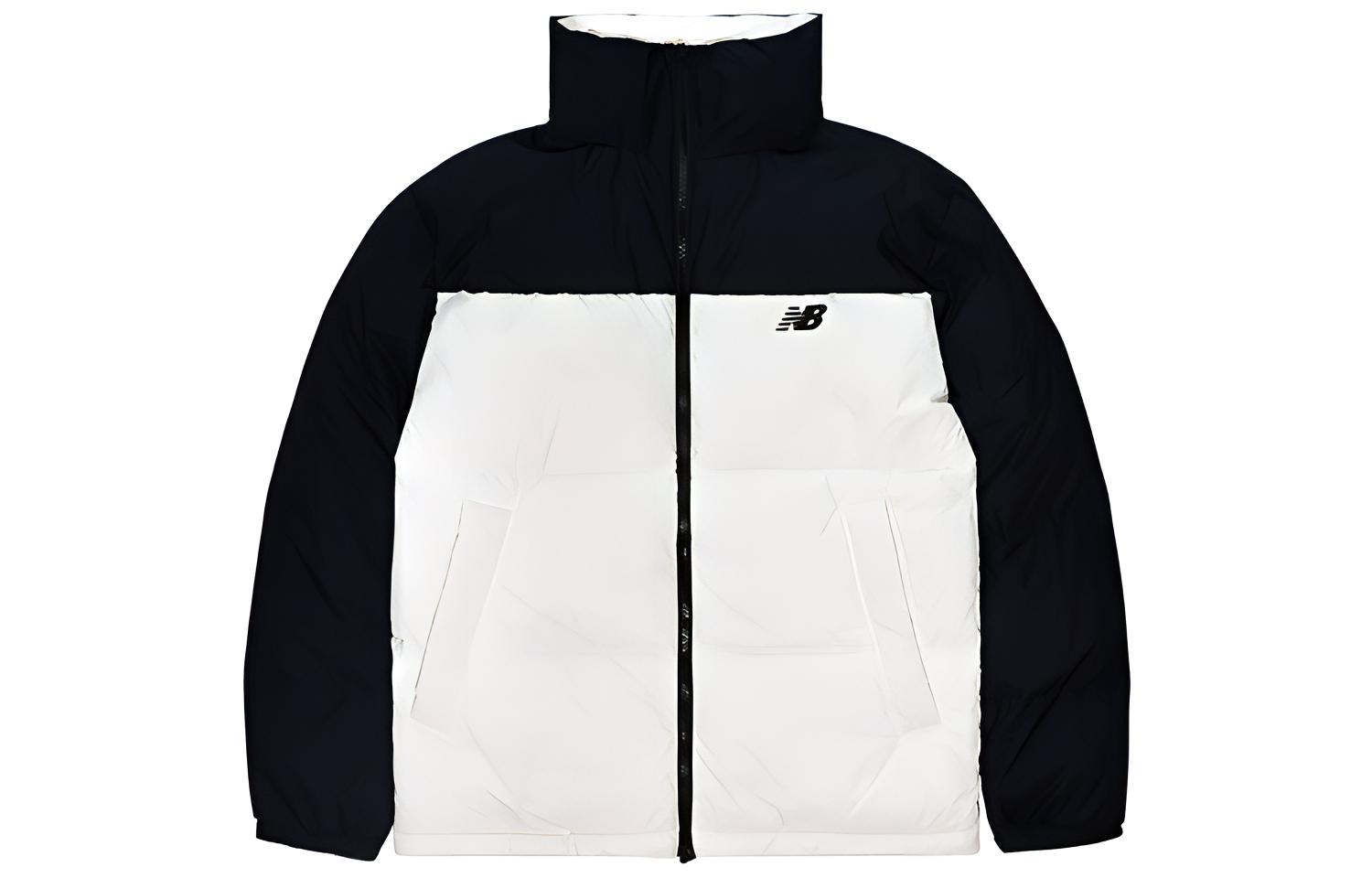 New Balance Reversible Two-Tone Down Jacket Black White Winter Unisex NP943043-BK