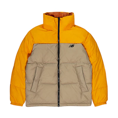 New Balance Reversible Two-Tone Puffer Jacket Yellow Unisex NP943043-MY