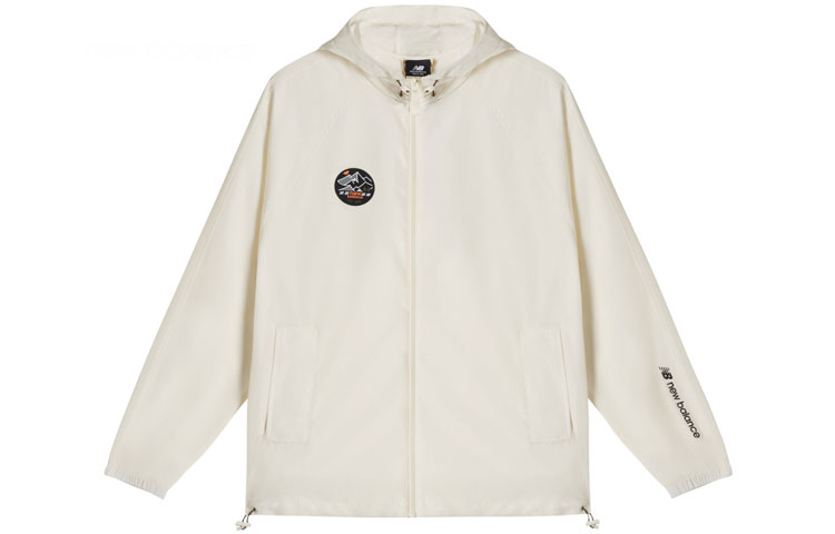 New Balance Safari Series Casual Solid Hoodie Jacket - Off-White AMJ12353-PLW