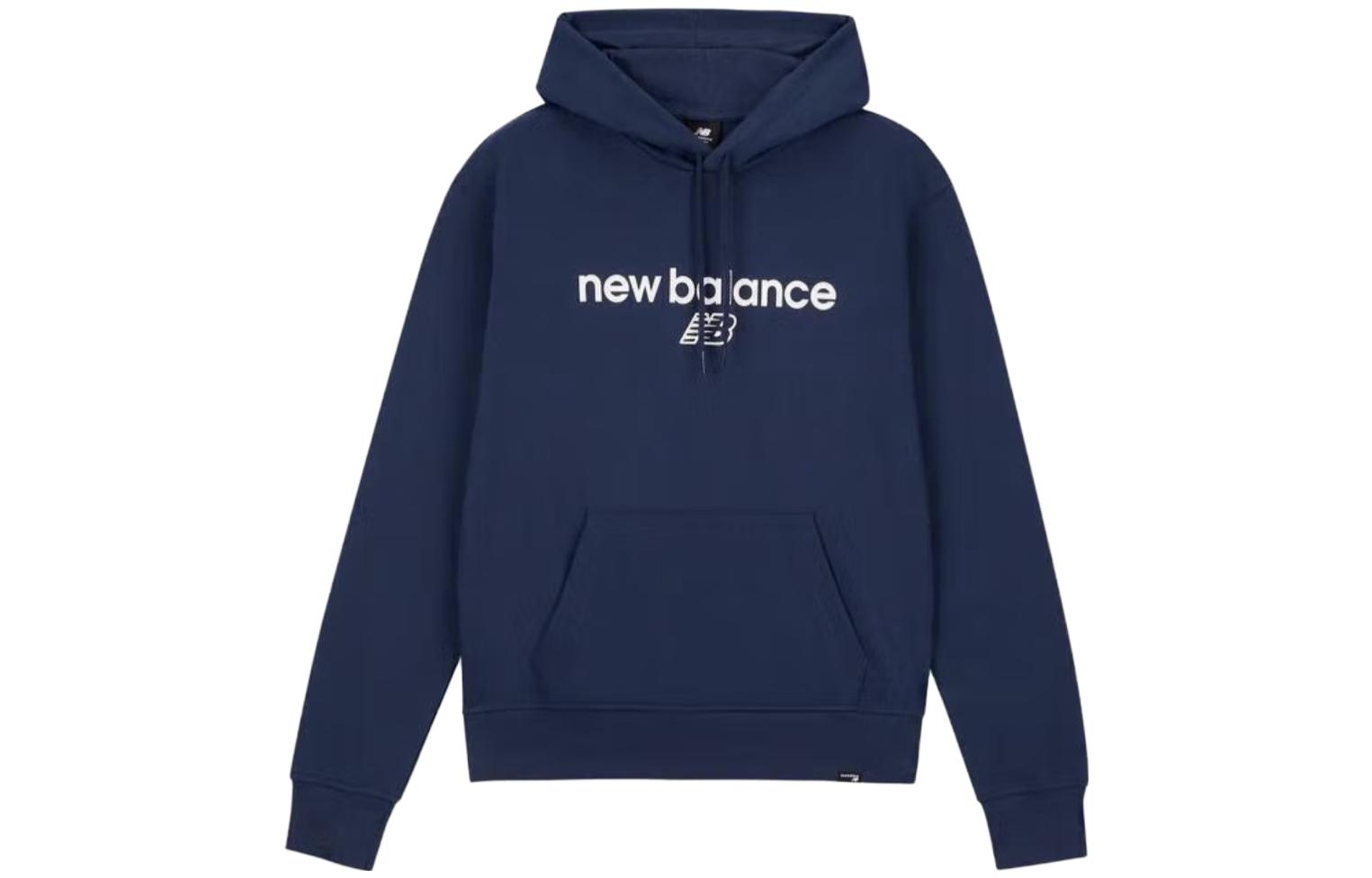 New Balance Seasonal Casual Fashion Unisex Hoodie Blue MT33526-NNY