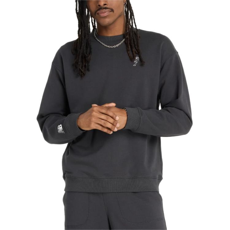 New Balance Shohei Ohtani Phantom Gray Relaxed Fit Pullover Sweatshirt MT43735-PHM