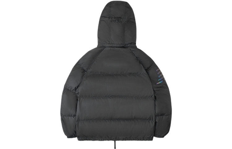 Lookbook New Balance Short Down Jacket with Hood Black Winter Edition AMJ04363-BK
