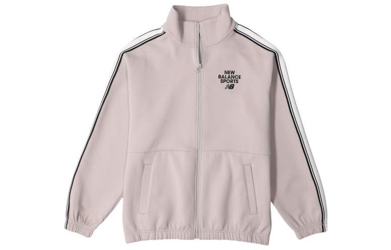 Order 뉴발란스 사이드 스트라이프 집업 트랙 재킷 핑크 유니섹스 긴팔 6DD12043-LBE