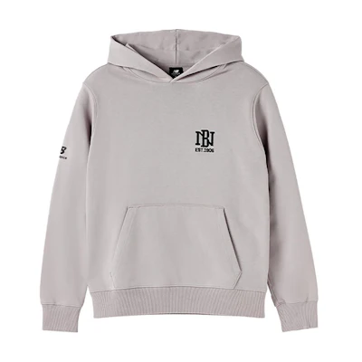 New Balance Silver Hoodie - Casual, Stylish, Comfortable, Minimalist AMT23336-SOA