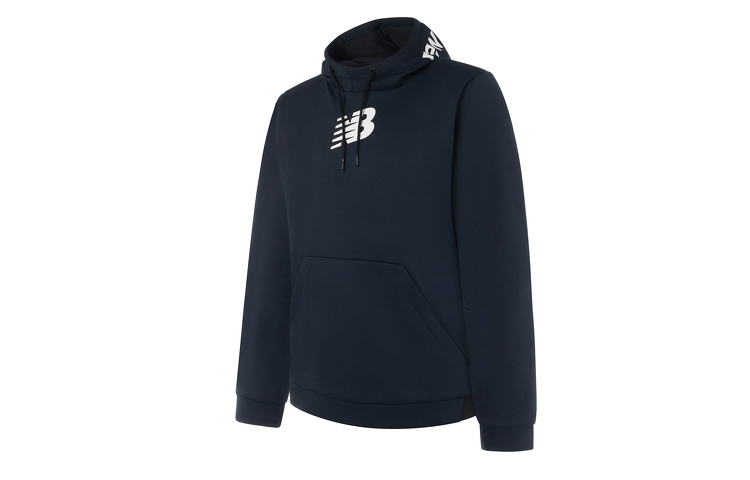 New Balance Simple Casual Pullover Sweatshirt - Deep Blue AMT93023-ECL