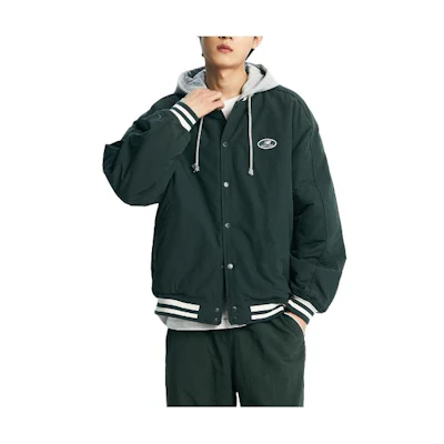 New Balance Single-Breasted Casual Long Sleeve Jacket Black Unisex NBNQE11913-62