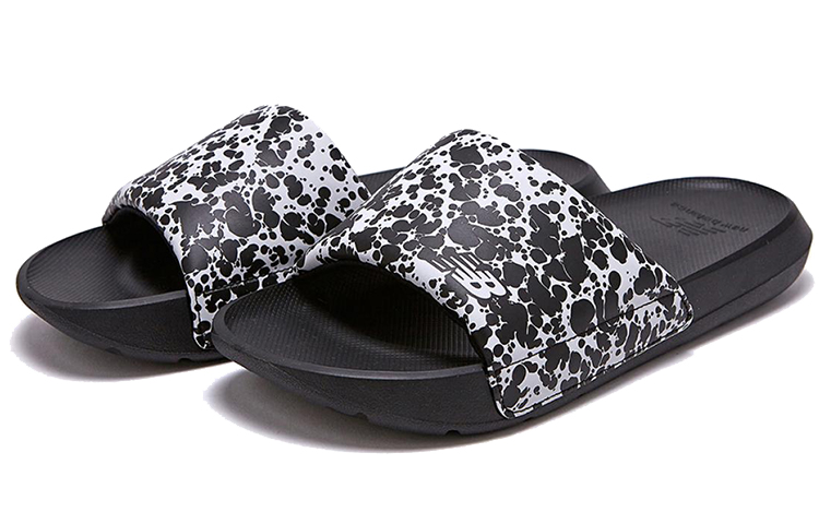 Lookbook New Balance Slide x Crowcanyon ''Schwarz Weiß'' SD6301CRB
