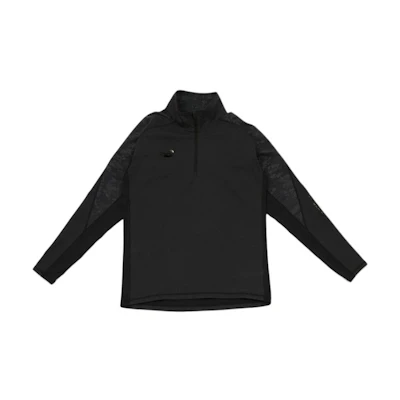 New Balance Slim Fit Black Half-Zip Long Sleeve Sweatshirt JMTF1160-BK