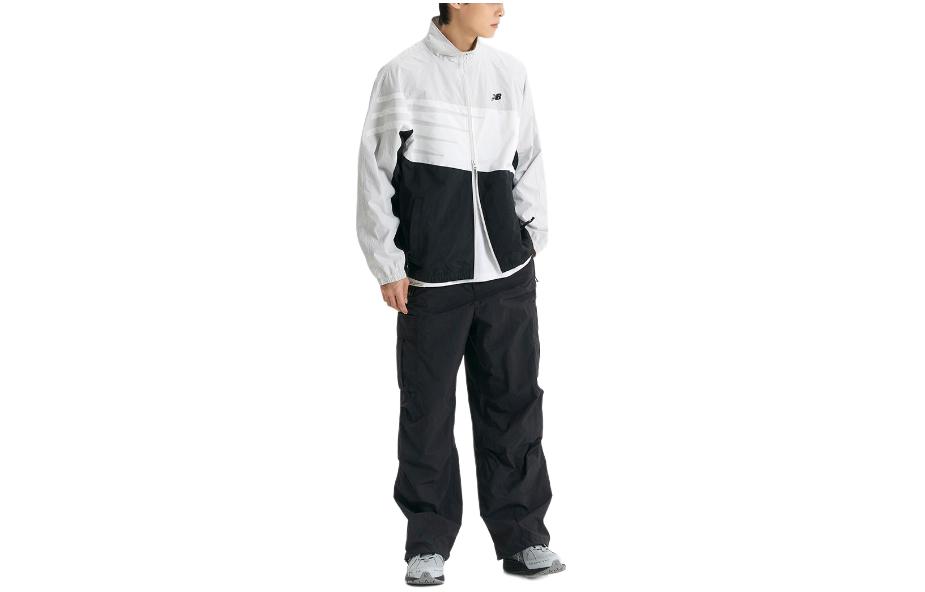 New Balance Slim Fit Black Long-Sleeve Track Jacket NBNAE12323-19