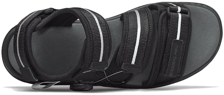 New Balance Soft Cushioning Minimalistic Black Sandals SDL900RB Lookbook New Balance Soft Cushioning Minimalistic Black Sandals SDL900RB