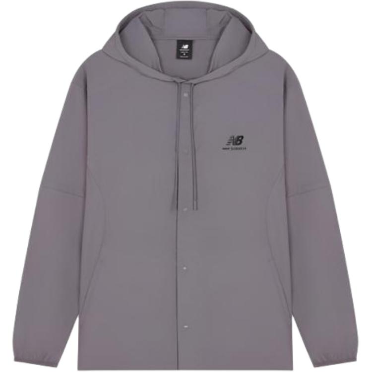 New Balance Solid Breathable Logo Hoodie Jacket AMJ22368-ZNC