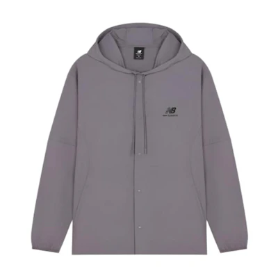 New Balance Solid Breathable Logo Hoodie Jacket AMJ22368-ZNC