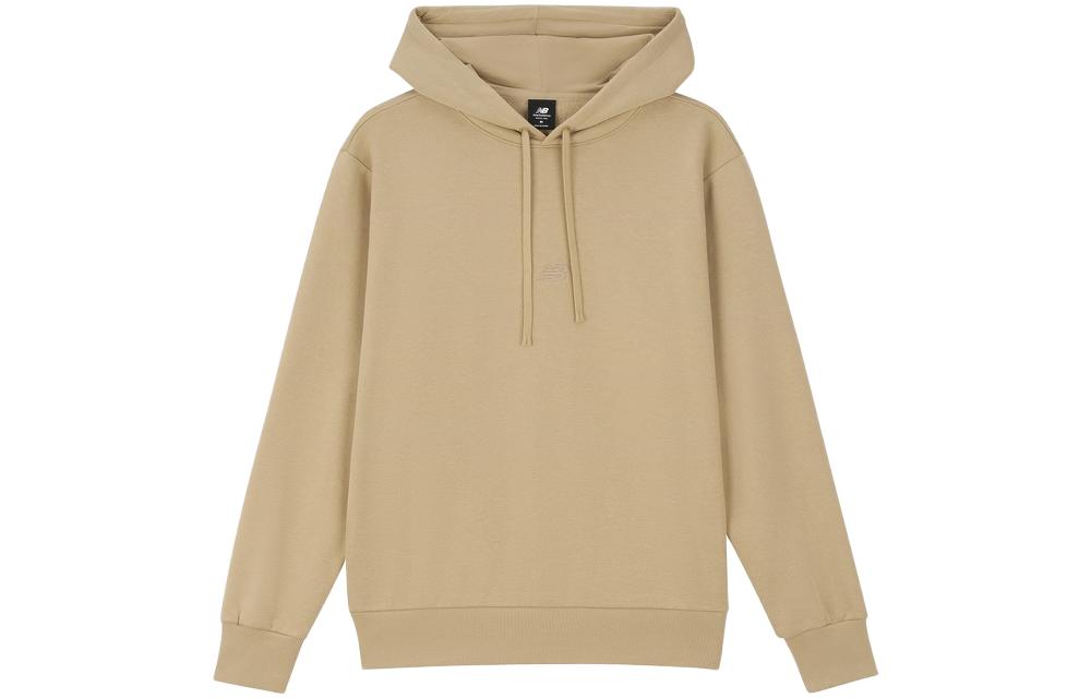 New Balance Solid Casual Hoodie Khaki AMT33335-INC