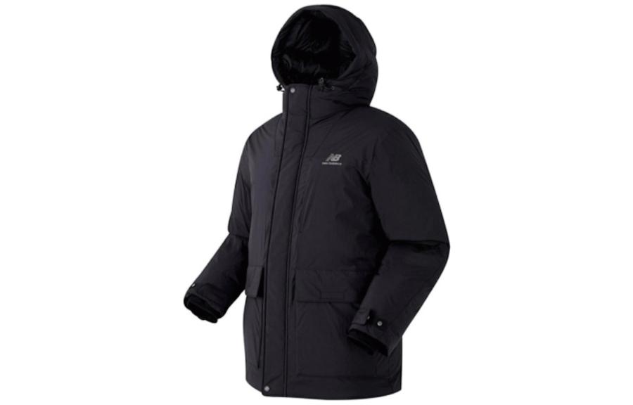New Balance Solid Color Heavy Hoodie Jacket - Black NBNPA43033-59