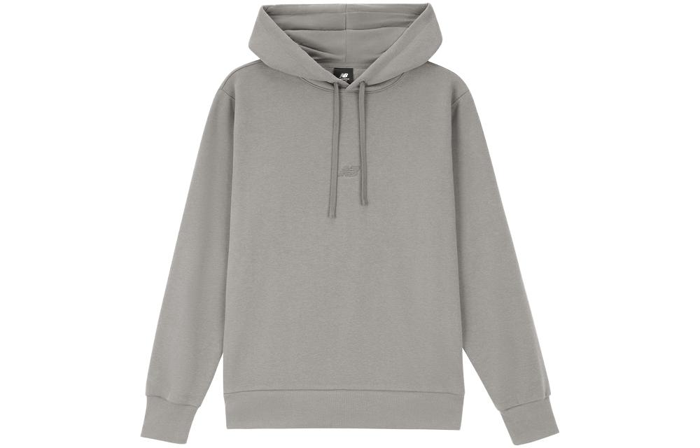 New Balance Solid Color Hoodie Sweatshirt Gray AMT33335-TAG