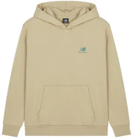 New Balance Solid Color Hoodie Unisex Beige AMT24369-TWD New Balance Solid Color Hoodie Unisex Beige AMT24369-TWD