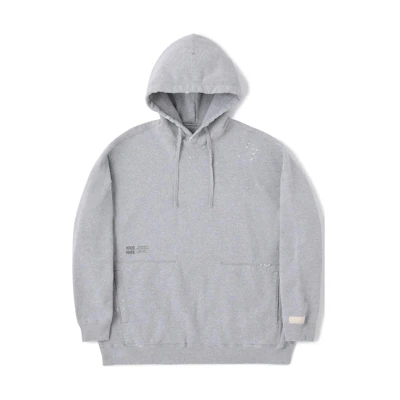 New Balance Solid Color Hoodie with Kangaroo Pocket Light Grey AMT35147-AG