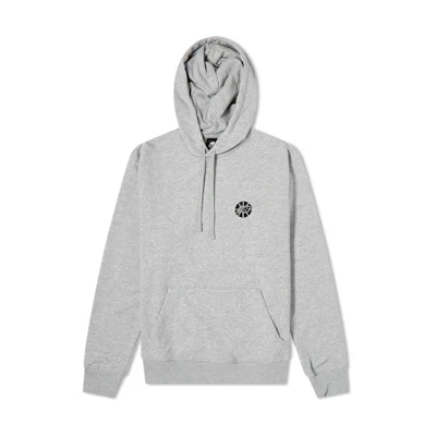 New Balance Solid Color Logo Embroidered Hoodie - Gray MT23581-AG