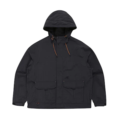 New Balance Solid Color Loose Fit Zip-Up Hoodie Jacket Black NBNMD2A013-19
