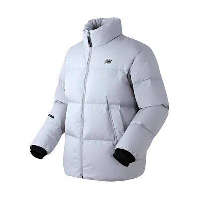 New Balance Solid Color Stand Collar Long Sleeve Jacket - Grey NBNPAB3023-15