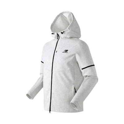 New Balance Solid Color Zip-Up Hoodie Jacket Grey NBMDCB7033-33