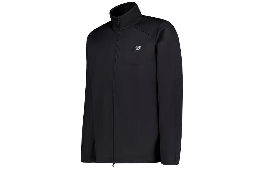 New Balance Solid Color Zip-Up Jacket Black MJ41178-BK