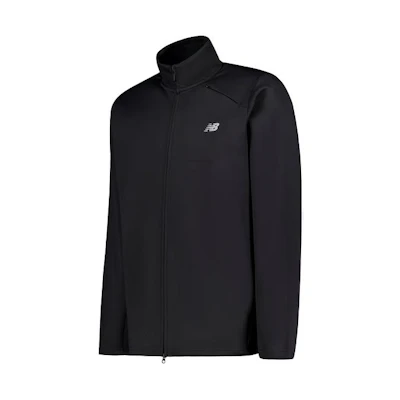 New Balance Solid Color Zip-Up Jacket Black MJ41178-BK